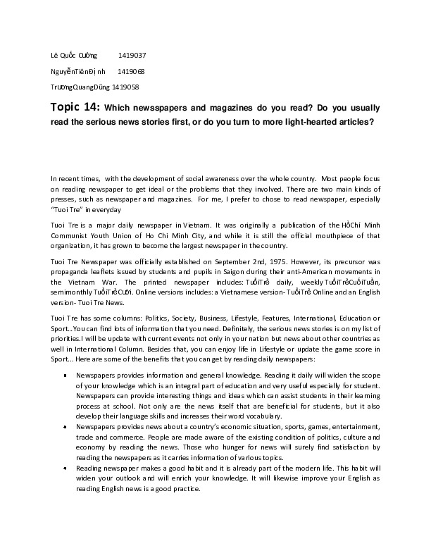 avan1.pdf-Thư viện tài liệu, giáo trình, bài giảng, bài tập lớn, đề thi online  môn học Anh Văn 3  ĐH Khoa Học Tự Nhiên HCM