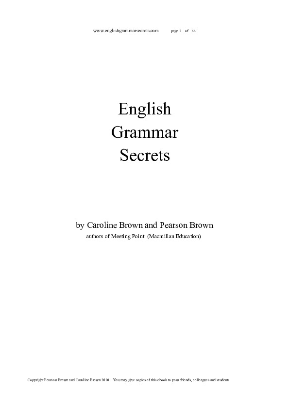 english grammar secrets.pdf-Thư viện tài liệu, giáo trình, bài giảng, bài tập lớn, đề thi online  môn học Anh Văn Tham Khảo  ĐH Khoa Học Tự Nhiên HCM