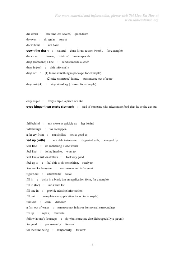 listening idiom.pdf-Thư viện tài liệu, giáo trình, bài giảng, bài tập lớn, đề thi online  môn học Anh Văn Tham Khảo  ĐH Khoa Học Tự Nhiên HCM-2