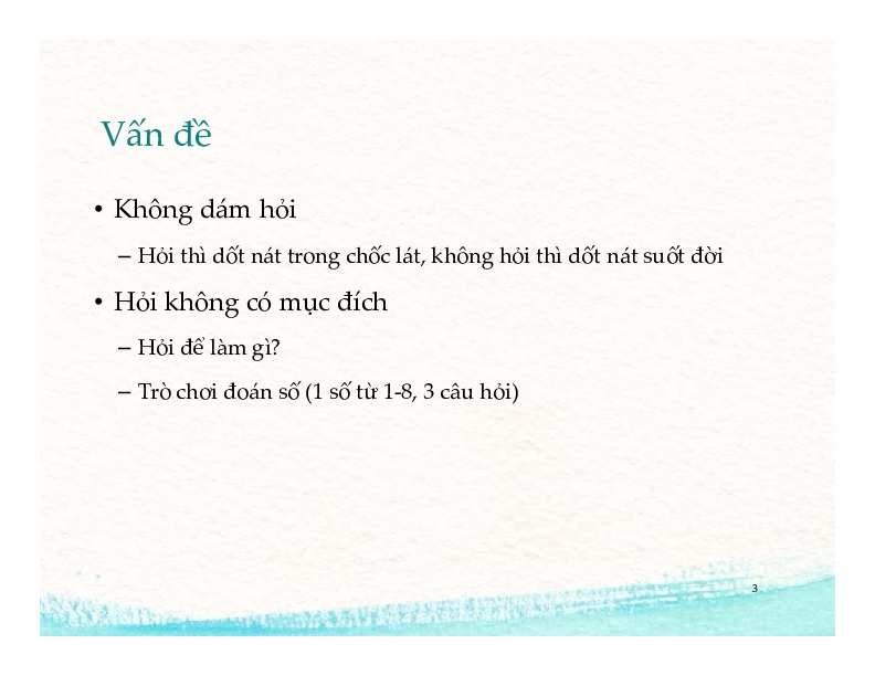 4. kỹ thuật đặt câu hỏi.pdf-Thư viện tài liệu, giáo trình, bài giảng, bài tập lớn, đề thi online  môn học Kỹ Năng Mềm  tác giả Cao Thị Thùy Liên  ĐH Khoa Học Tự Nhiên HCM-2