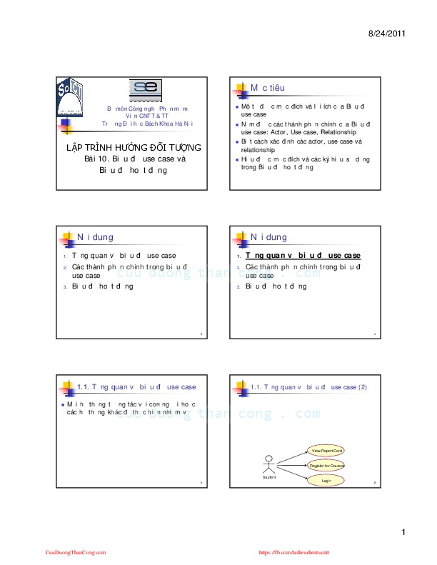 [PDF]Lập Trình Hướng Đối Tượng - Đh Bách Khoa Hn - Pgs.Ts Nguyễn Khanh ...